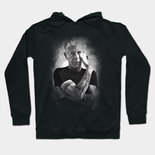 Anthony Bourdain Writing Genius Hoodie